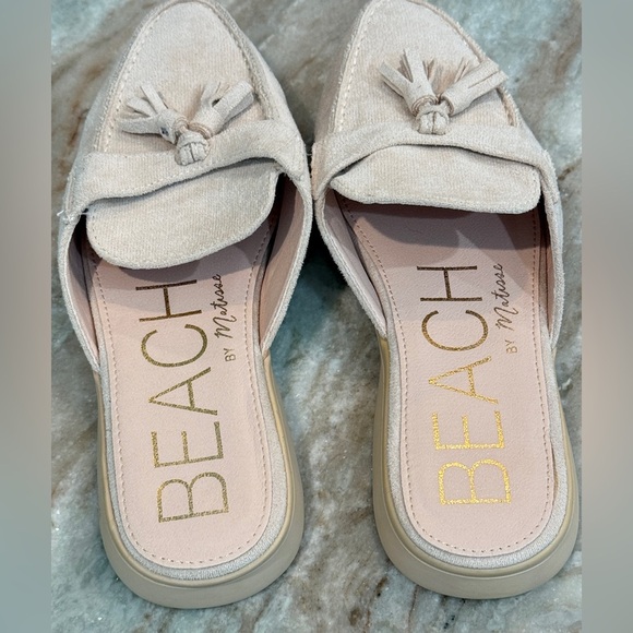 Women’s Beach by MATISSE Tyra suede mule- Natural. Size 8 - Picture 5 of 8